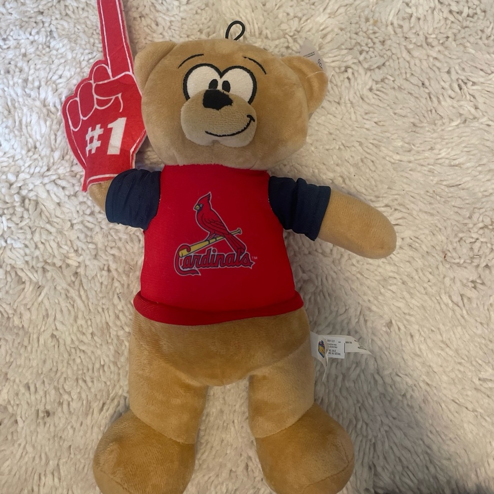 MLB Cardinals Fan Bear!